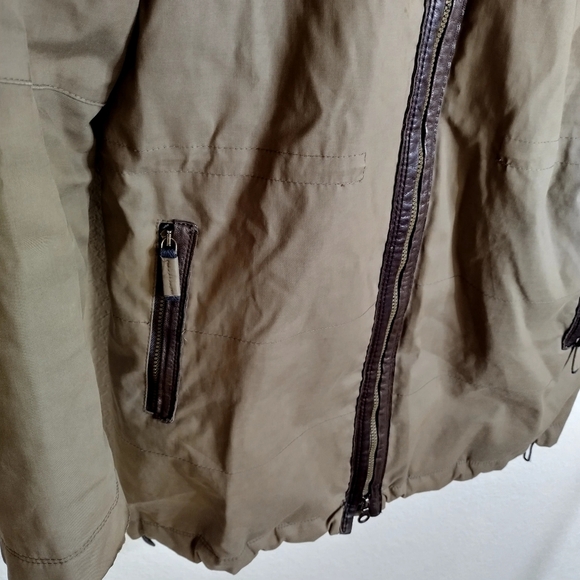 Frauenschuh rabbit fur men's parka Full Zip Winter jacket Sz L - Picture 3 of 15